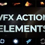 مجموعه فوتیج المان جلوه های ویژه VFX Action Elements