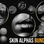 مجموعه تصاویر آلفا پوست Skin Alphas Bundle