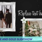 پروژه افترافکت اسلایدشو عروسی White and Gold Slideshow