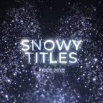 پروژه افترافکت تیتراژ عناوین با برف Magic Snow Titles