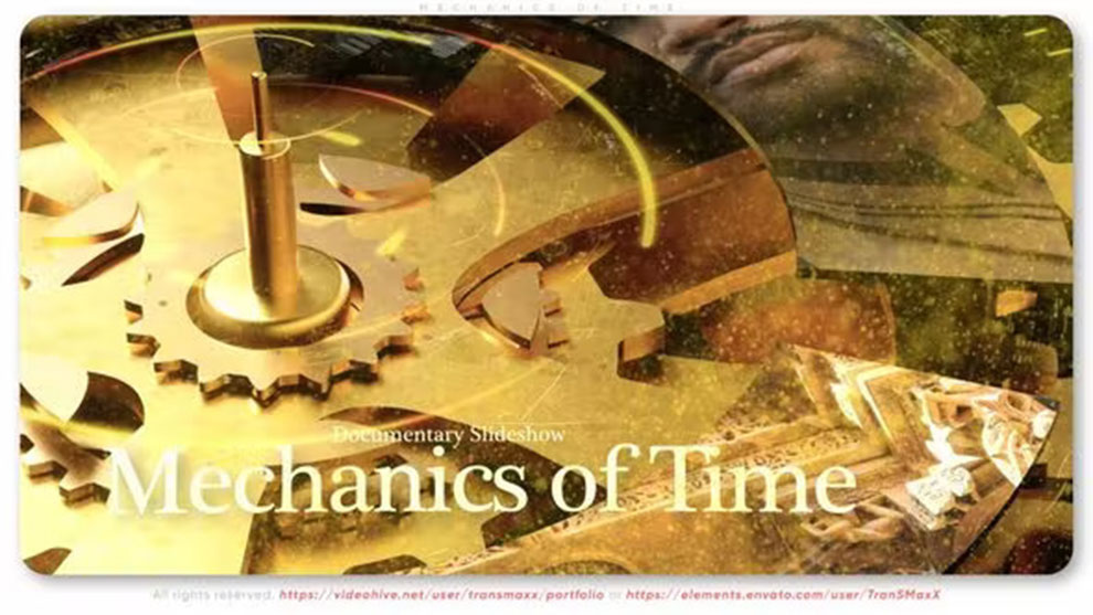 پروژه افترافکت افتتاحیه تاریخی Mechanics of Time
