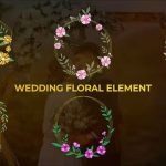 پروژه افترافکت مجموعه موشن گل دار عروسی Wedding Floral Element