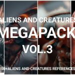 مجموعه تصاویر رفرنس موجودات زنده Aliens and Creatures Vol 3