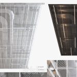 مجموعه مدل سه بعدی اجزای سقف صنعتی Decorative Ceiling Set 01