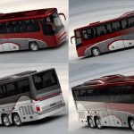 مدل سه بعدی اتوبوس سفری ولوو Volvo 9900 Bus 2004