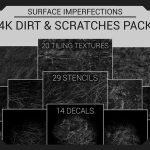 مجموعه تکسچر کثیفی و خراش Dirt & Scratches Pack
