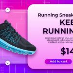 پروژه افترافکت تیزر تبلیغاتی کفش Minimal Sneakers Sale Promo