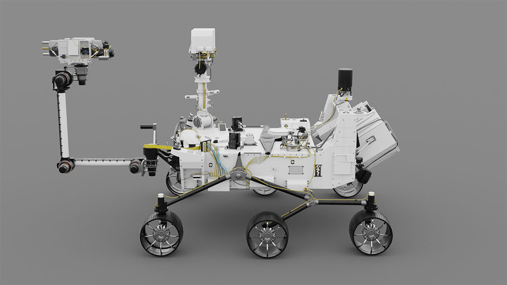 مدل سه بعدی مریخ نورد Perseverance Rover