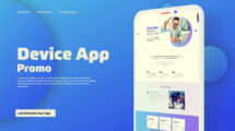 پروژه افترافکت تیزر تبلیغاتی اپلیکیشن Device App Promo